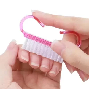 Handle Grip Nail Brush Fingernail Scrub Cleaning Brushes Nail Art UV Polish Scrubber Removal Dust Clean Manicure Tools