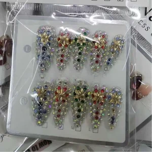 Handmade Random Design Press on Nails 10pcs/set Popular Choice for Nail Art Lovers