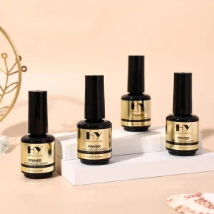 Hanyi 15ml Nail Prep Natural Vegan Acid Free Gel Primer 28 Days Long Lasting Maximum Adhesion OEM Customized Primer