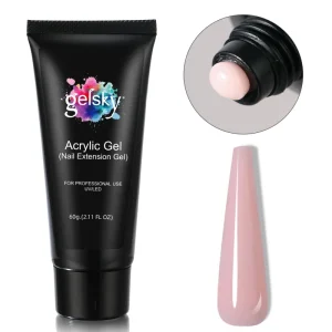 Hard Gel Nail Polish Nude Colors Poly Gel Acrylic Nails Extension Gel