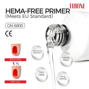Hema Tpo Free Primer and Nail Protein Bonder Quick Dry Acid Free Base Coat for Acrylic Nails Art Private Label