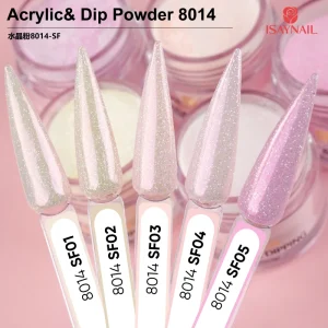 High Pigment Nail Art Acrylic Powder Custom Logo Shiny Glitter Nail Art Dip Powder