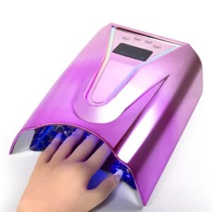 High Power 128W Rechargeable Nail Lamp with UV LED for Professional Use