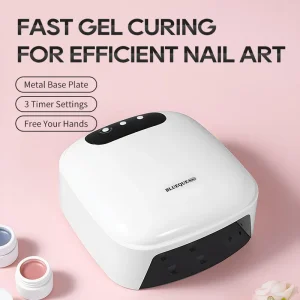 High Power Fast Curing Nail Lamp With 30 Dual Light Source Beads for Professional Salon Use and Home Manicure
