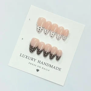 High Quality 100% Hand Painted Acrylic Press Nails Glue Beautiful Luxury Full Cover 3D Handmade
