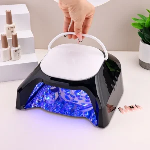 High Quality 86W Portable Cordless Rechargeable Wireless UV LED Nail Dry Lamp Pink Gel Lamp for Curing Manicure Nails Art