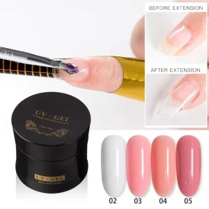 High Quality Acrylic Building Press on Nails Vendor Crystal Nail Extension Gel Set