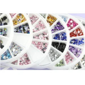 High Quality Acrylic Nail Art Decoration Crystal Glitters Stone Shaped Rhinestone Nail Gems