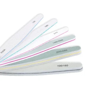 High Quality Custom Printed Manicure Tool Set Nail File Printing Kit 180 240 150 100 180 220 280 1000 4000