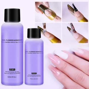 High Quality Custom Private Label Professional EMA Monomer Acrylic Nail Liquid for Acrylic Powder System