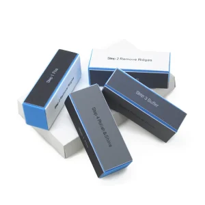 High Quality Disposable Sponge Buffer Block Nail File with Custom Logo Environment friendly for Manicure and Nail Care