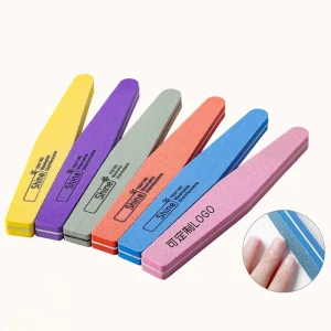 High Quality Double-Sided Square Sponge Nail Polish Buffer 9*4*1.3cm Polishing Block Shiny Nail File-Top Abrasive Tool High