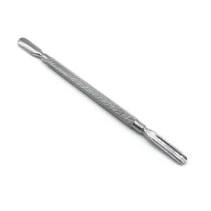 High Quality Manicure Tool Nail Pusher and Straight Edge Cutter Pusher Double Ended 100% Stainless Steel Cuticle Remover
