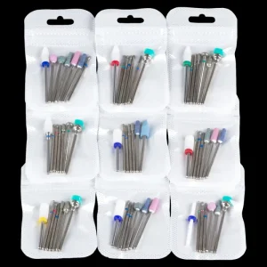 High Quality Manicure Tools Set Nail Art Polish Remover Tools Nail Drill Bits