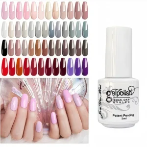 High Quality Nail Gel Polish OEM Private Label 144 Colors Soak Off UV LED Gel Nail Polish