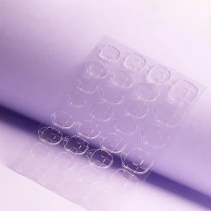 High Quality Nail Stickers Double sided Tape Jelly Glue Stickers Press on Nail Stickers