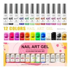High Quality Painting Nail Gel Art Pulling Drawing Gel Gel Liner Nail Art for Nail Salon