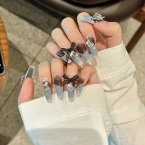 High Quality Prices DIY Press-On Nails Easy to Use False Luxury Handmade Packing Designs Finger Application