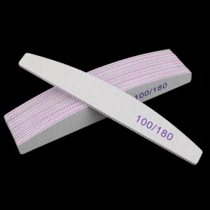 High Quality Professional 180 240 Custom Sandpaper Nail Art Buffer UV Gel Tips Tool Acrylic Nail File
