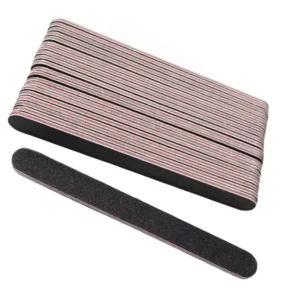 High Quality Professional Custom Logo Mini Nail File Buffer Portable Disposable EVA 25 Pack 100 180