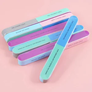 High Quality Professional Double Sided Emery Nail Polishing Buffer for Nail Art Beauty Reusable Nail File Manicure Pedicure