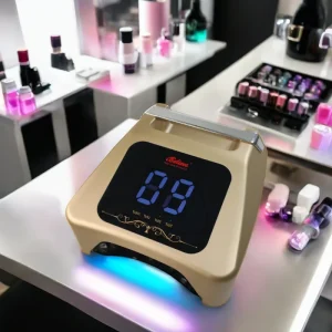 High Quality Professional Nail Lamp UV LED 72W Battery Operated Metal Design for Salon Use