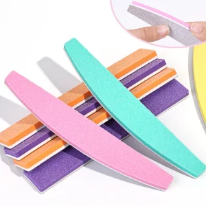 High Quality Professional Salon Use Original Sandpaper High Elastic Sponge Emery Multifunction 2 in 1 Nail File Buffer