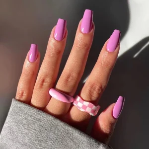 High Quality Pure Color ABS Artificial Nails Short Style Stick On Nails Design Press On Nail Collection