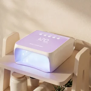 High Quality Rechargeable Automatic UV LED Nail Lamp with Customizable Logo High Power Fast Curing Gel Polish Lamp