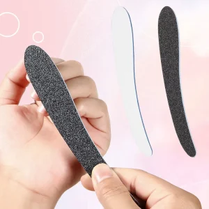 High Quality Sandpaper Nail File Manicure Tool 80 100 150 180 240 Double sided Reusable Emery Board Fingernail Buffer