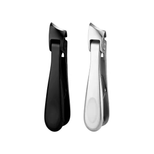 High Quality Stainless Steel Finger & Toe Nail Clippers Matte Finish Extra Wide 14mm Jaw Durable Silver & Black Available