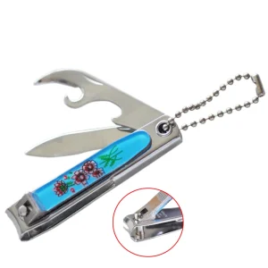 High Quality Stainless Steel Nails Cutter Nail Clippers With Knife and Bottle Opener