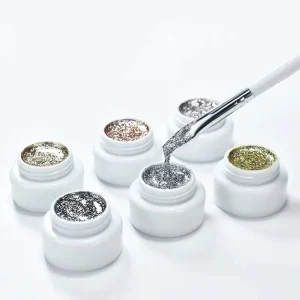 High Shinning Popular Color UV Gel Nail Polish Platinum Painting Gel