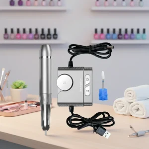 High Speed 40000RPM Nail Drill Comfortable USB Plug Ins Design Low Vibration Professional for Nail Art Salon Brand Owner Favor