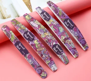 High-quality Nail File Sponge Buffer for Professional Manicurists Graffiti-style Manicure Tools