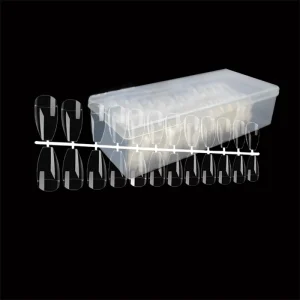 High quality no trace Tips Acrylic Nail Tips Clear 500Pcs French Artificial false nails for Manicure Nails Art Salons & Home DIY