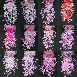 Hollow Out Embellishments Sequins Glitter for Crafts Handcraft Decorations Nail Art DIY Glitter