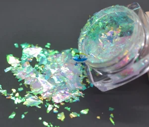 Holographic Chameleon Nail Polish Glitter Cosmetic Flake Pigment (100+ Types) Inorganic Pigment Color Change for Cosmetics