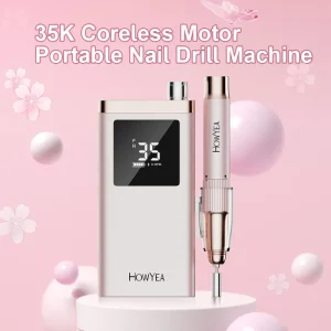 Home Use 35000RPM Electric Nail Drill Portable Manicure Pedicure E File Machine for DIY Nail Art Care