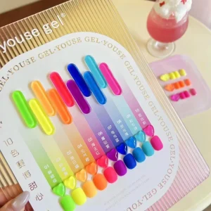 Hot New Product Sweetheart Color UV Nail Art Gel 15ml High Quality10 Colors for Nail Salons Customizable Logo Nail Polish