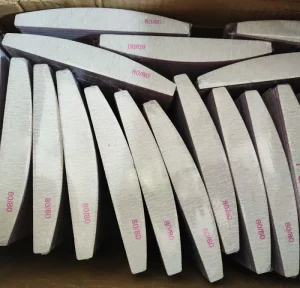 Hot Seller 100 180 Grits Nail Buffering Doubled Sides Emery Boards Mini Small Customised Nail File Manicure Tools