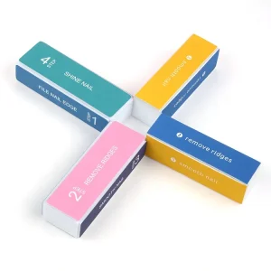 Hot Selling 4 Ways EVA Shiny Nail Polisher File Manicure Care Nail Art Shiner Buffer Block