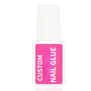 Hot Selling Long Lasting Strong Hold Press On Nail Glue Custom Logo Nail Glue Sticker