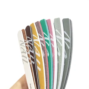 Hot Selling Nail File Buffer 80 100 120 150 180 240 320 Grit Nail File Custom Logo