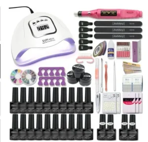 Hot Selling Nail Tools Gel Nail Polish Beginners to Professional Nail Salon Essential Tool Set