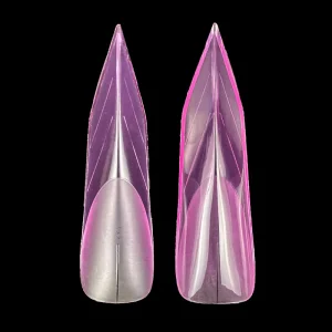Hot selling Factory Direct Sales Classical Stiletto Full Cover Artificial Nail Tips Dual Form Extension Tools