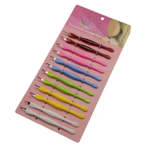 Hotest New12 Pcs Nail Cuticle Trimmer Kit Manicure Cuticle Remover Pedicure Dead Skin Fork for Salon and Family Use