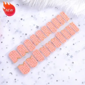 HuiZi Multi-colored Flower Design Fast Drying Peel Soak Eco-Friendly 2 1 Nail Polish Stickers Dip Powder Set Factory