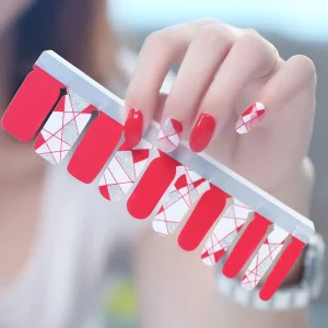 Huizi Character Design Nail Art Sticker Holiday Design Butterfly Cat Lace Flower Nail Sticker Gel Nail