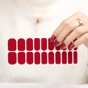 Huizi Factory Supplier Nail Art Decoration Wraps Decals Nail Polish Stickers Gel Nail